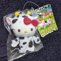 ハローキティ 牛柄ストラップ 清里バージョン 約10cm ハローキティ 牛柄ストラップ 清里バージョン 約10cm ストラップ