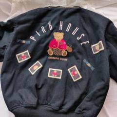 今月までの出品☆　ピンクハウス　くま　ブルゾン　希少　アウター 美品 ヴィンテージ PINK HOUSE ピンクハウス テディベア