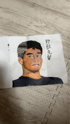 手書き野獣先輩と自作野獣キーホルダー