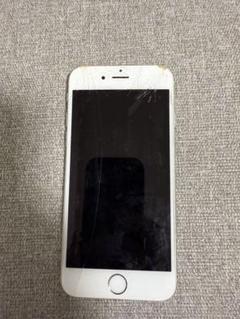 iPhone ホワイト 画面ひび割れ iPhone 6 ホワイト シルバー 画面ひび割れ - メルカリ