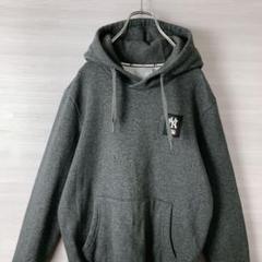 MLB NY 裏起毛　パーカー　フーディ　M メジャーリーグ