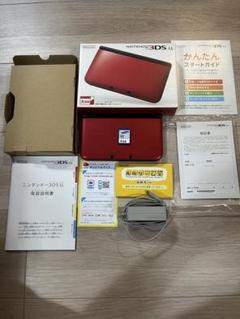 ニンテンドー3DSLL レッド×ブラック 本体 箱付き　ポケットモンスター銀