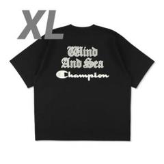 【送料込★】Champion × WIND AND SEA コラボTシャツ XL WIND AND SEA × Champion 2024 コラボが6/8 発売 (ウィン