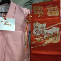 着丈160裄丈65袖丈51～着物～名古屋帯～帯絞め2本～ハイセンス入浴剤贈答品箱
