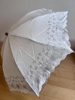 ☆折りたたみ日傘☆アンティークレースと刺繍 ☆八角形