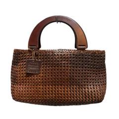 メッシュクラシックハンドバッグ OLD MESH》本革メッシュハンドバッグ ビンテージ風 二枚革