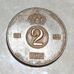 1972年 スウェーデン「王の署名」の銀貨 スウェーデン王 グスタフ6世アドルフ 1972年 スウェーデン「王の署名」の銀貨 スウェーデン王