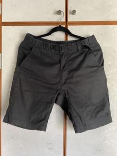 美品 ノースフェイス コットンオックスライト ハーフパンツ 黒 L
