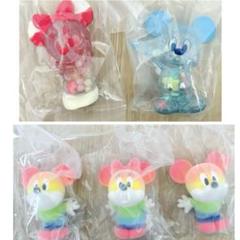 中古 ビンテージ ミッキー＆ミニー＆ドナルド＆プルート ソフビ ４体セット 中古品【ミッキー＆ミニー＆プルート】ディズニー BIG