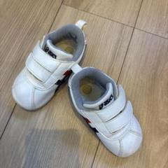 アシックス ベルクロスニーカー ホワイト　14.0cm