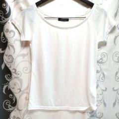 CHIP CLIP ボートネックTシャツ 白 フレンチスリーブ Mサイズ 409