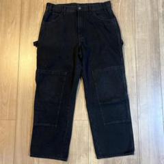 【フェード雰囲気系】Carhartt Double kneeブラック Carhartt WIP Double Knee Trousers | Black | FARFETCH