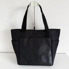 【美品】マリークワント デイジー シンプルポケット2 トート ブラック A4◇