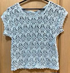 かぎ針編みトップス（ハンドメイド）