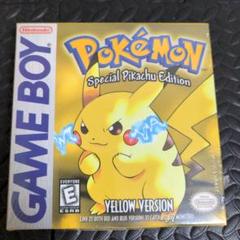 任天堂　ゲームボーイ　ソフト　ポケットモンスター　ピカチュウ　黄色　英語版
