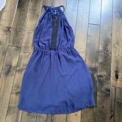 ノースリーブワンピース　H&M ネイビー　150