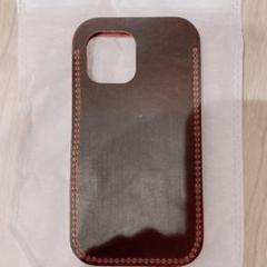 JJNUSA 手作り iPhone 12 pro max ケース　本革 レザー