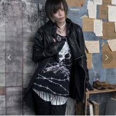 civarize  ロングテーラード　ロック　ライダース 　V系　hto civarize V系ロック ばいライダースドレープパーカー