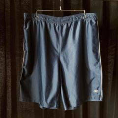 Reebok リーボック ハーフパンツ 刺繍ロゴ トラックパンツ ネイビー L