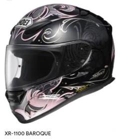 美品】SHOEI XR-1100 フルフェイス 2012年製 ピンク ブラック