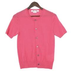 tricotCOMME des GARCONS麻のカーディガン ピンク tricotCOMME des GARCONS麻のカーディガン ピンク - メルカリ