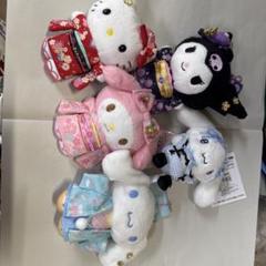 和風衣装のぬいぐるみ5セット