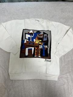 ピカソ　Picasso ヴィンテージ　アート　スウェット　88年　USA 80s 80'S PABLO PICASSO FULL PRINT SWEAT（パブロピカソ総柄