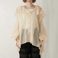 新品未使用　crinkle° flare blouse