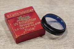 ライカ A36カブセ式 UVフィルター　希少なブラック ライカ 純正かぶせ式フィルターA36 UVa (ブラック) 美品 - 日進