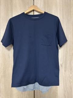 【GLOBAL WORK 】グローバルワーク半袖T ネイビー　カットソーシャツ
