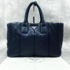 【PRADA】国内発送 ナッパ ゴーフル ハンドバッグ 三角ロゴ セール】プラダ☆ナッパ ゴーフル ハンドバッグ☆1BA172 2B25