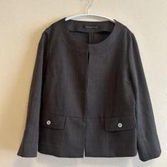 ◎ユナイテッドアローズ ノーカラー 薄手 ジャケット 仕事 通勤