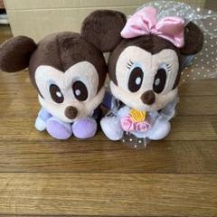 ディズニー　ミッキーとミニーのぬいぐるみ