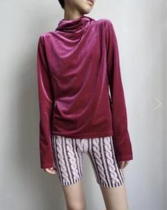 Simone Wild ベルベット　バイカーショーツ　ブラック　黒 s SIMONE WILD バイカーショーツ