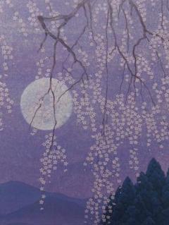 羽柴正和、【渓川】、希少な額装用画集画、新品高級額 額装付、状態良好 羽柴正和、【渓川】、希少な額装用画集画、新品高級額 額装付