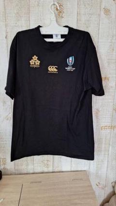 ワールドカップラグビーティシャツレア完売品 ラグビーワールドカップ 公式Tシャツ 日本代表 黒 歌舞伎 レア