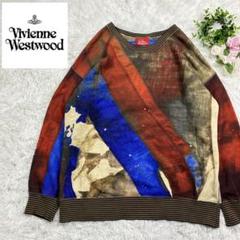VivienneWestwood フレーム柄　スウェット Vivienne Westwoodのブラック Stencil Orb Athletic スウェット