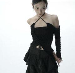【meltthelady】 fleur open tops BK meltthelady】 fleur open tops BK - メルカリ