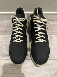 Rickowens ✖️adidas 黒 レザー ロングブーツ Rickowens ✖️adidas 黒 レザー ロングブーツ