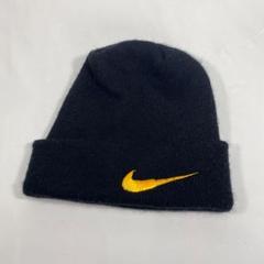 Nike 青 ビーニー 90s 00s NIKE - 00s NIKE ニット帽 ビーニー Y2K テック ブルーの通販 by