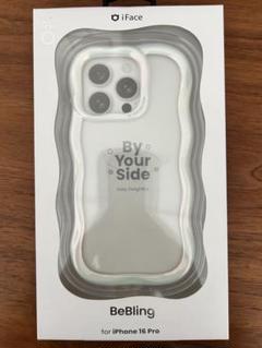 新品　未使用　iPhone 16pro用　BeBling    シルバー Amazon.co.jp: iFace BeBling iPhone 16 Pro ケース (ブラック