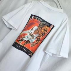 希少 90s Reebok リーボック アイバーソン 76ers Ｔシャツ