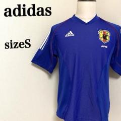 【希少】アディダス　サッカー日本代表レプリカユニフォーム2002サムライブルー