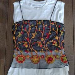 花柄刺繍ビスチェ　メイド・イン・フランス（ビスチェのみ出品）