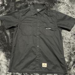 STUSSY ブラック ワークシャツ Mサイズ
