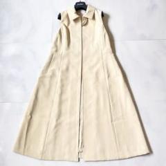 極美品 レキップ ワンピース ロング丈 前ファスナー ロングジレ 2024 M