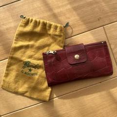 イルビゾンテ　ロングウォレット　長財布　本革　クロコダイル型押し
