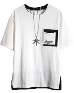 メンズ クール 半袖 Tシャツ 大サイズ ゆったり 吸汗 速乾性 5点袖