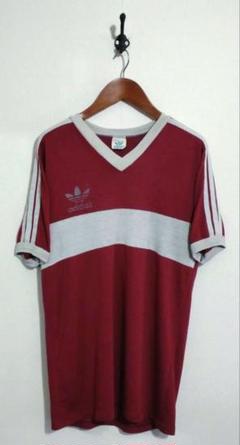 【80s前期】アディダス リンガーTシャツ トレフォイルロゴ スリーストライプス