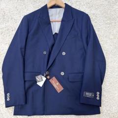 新品✨定価約8万 メンズビギ×レダ テーラードジャケット ダブル 紺 シェル釦